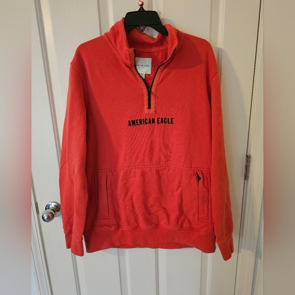 American Eagle Outfitters Men's AE 1/4 Zip Sweatshirt Size Large Tall LT - Picture 1 of 5